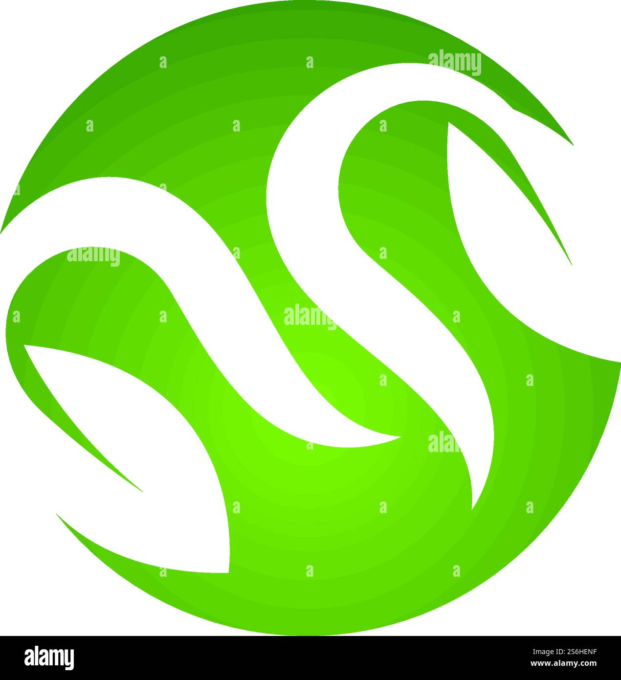 Vector leaves green nature logo and symbol Stock Vector Image & Art - Alamy