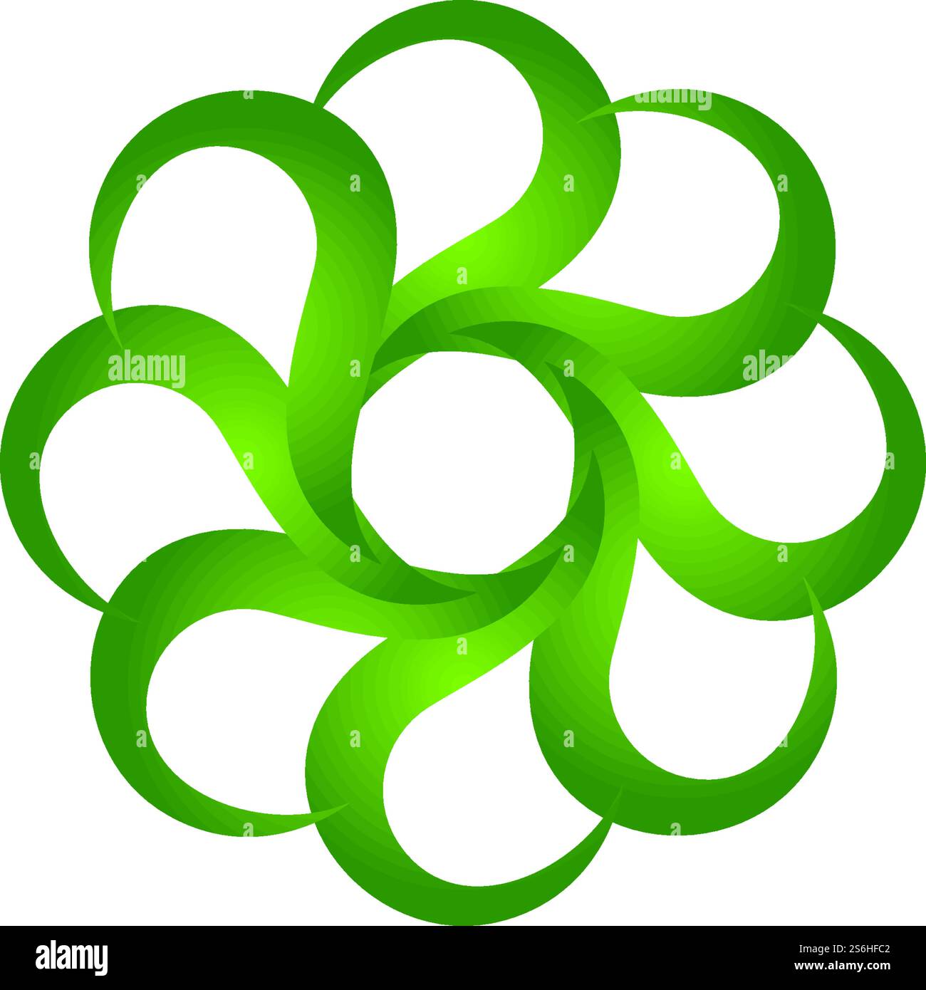 Vector leaves green nature logo and symbol Stock Vector Image & Art - Alamy