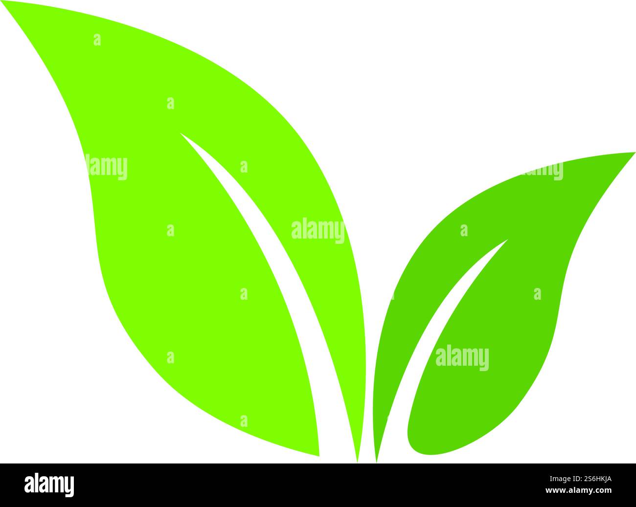 Vector leaves green nature logo and symbol Stock Vector Image & Art - Alamy