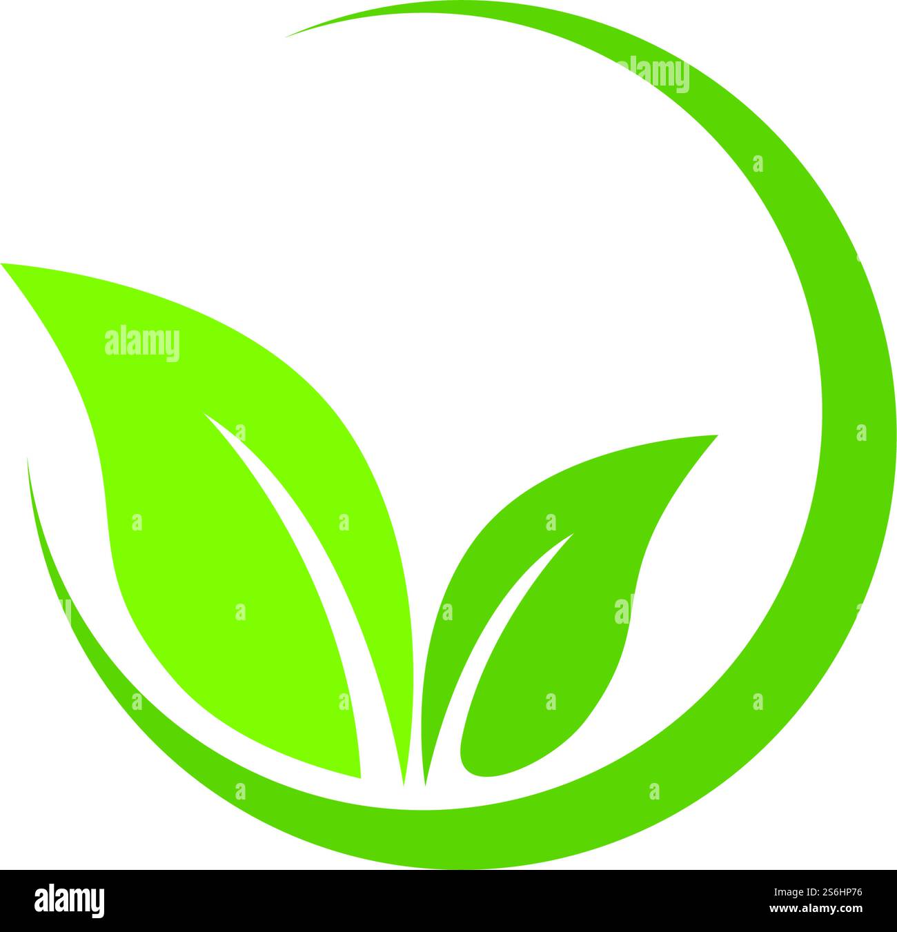 Vector leaves green nature logo and symbol Stock Vector Image & Art - Alamy