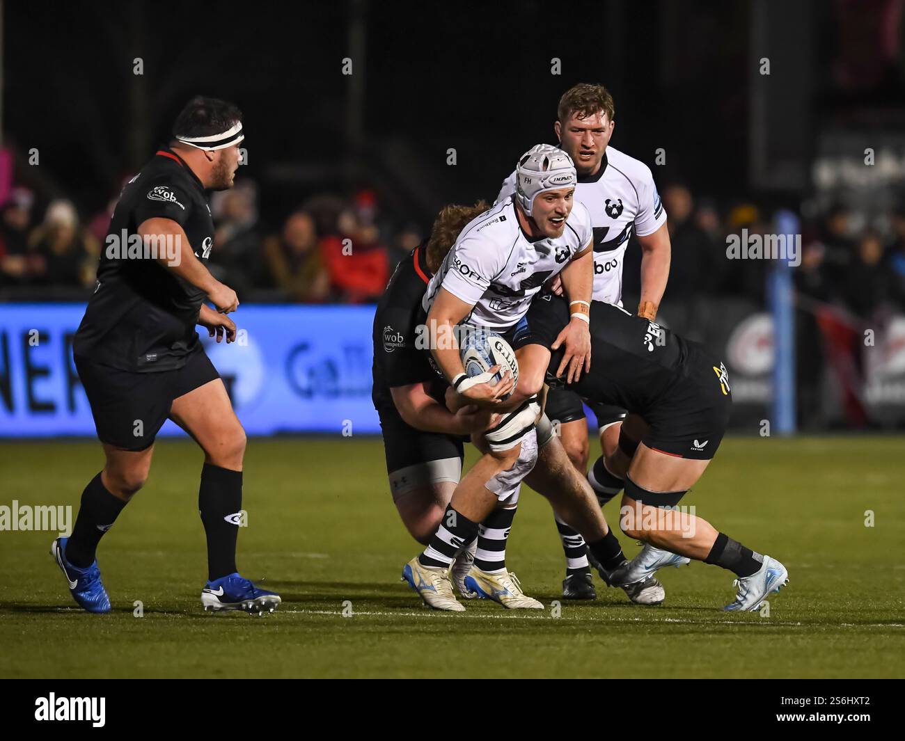 Fitz Harding of Bristol Bears in action during the Gallagher ...