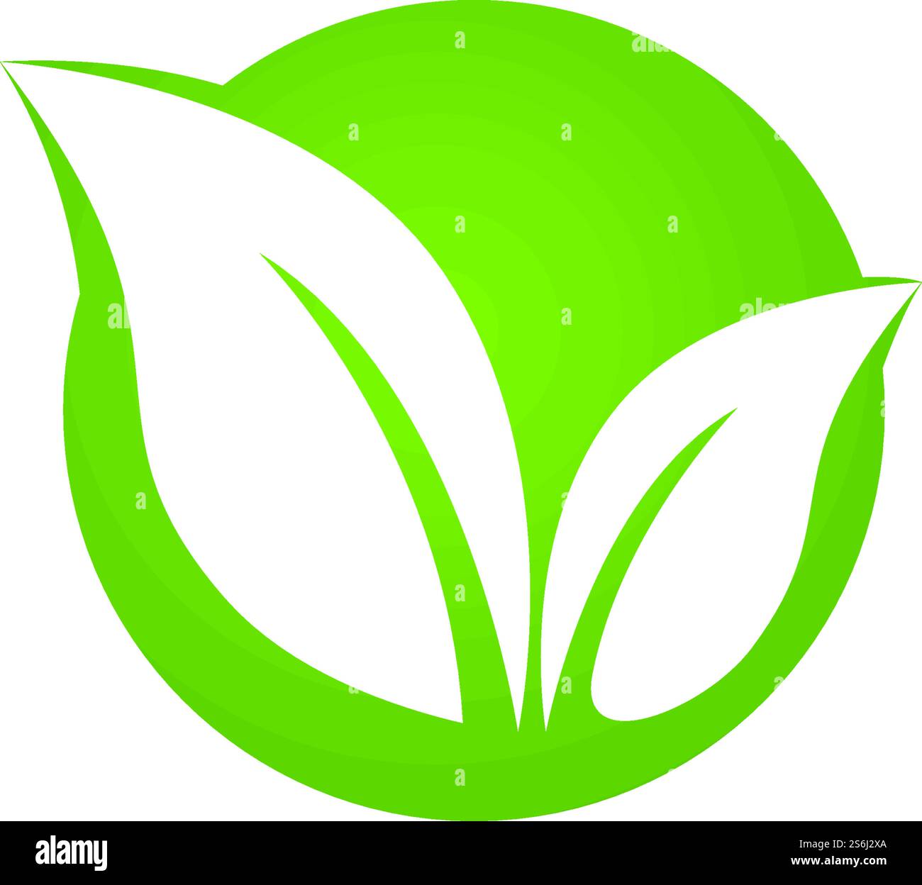 Vector leaves green nature logo and symbol Stock Vector Image & Art - Alamy