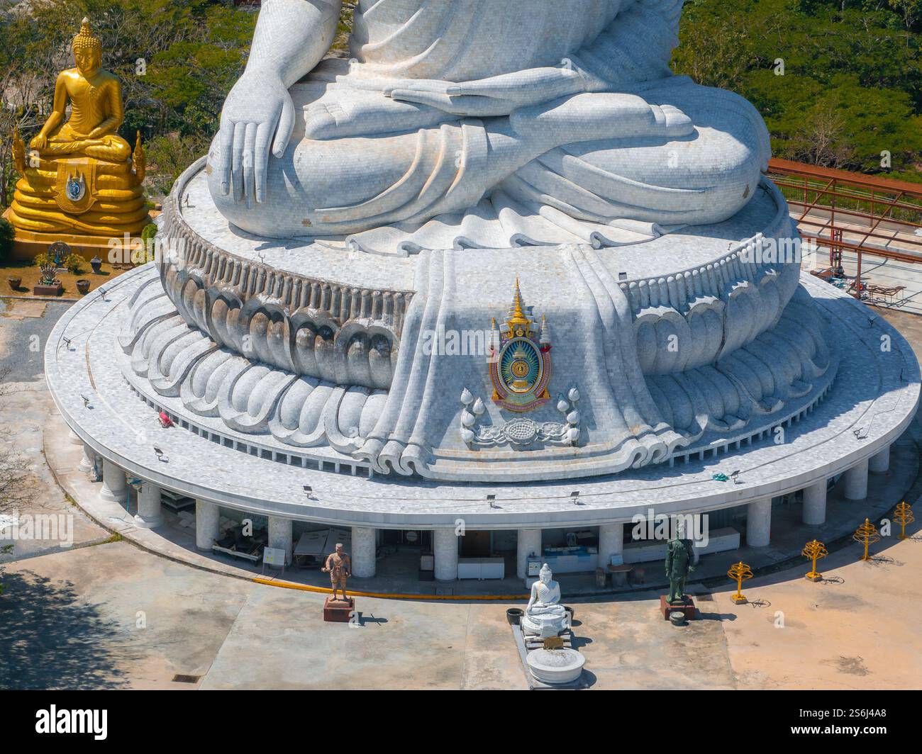 Base of the Iconic Big Buddha Statue in Phuket, Thailand Stock Photo ...