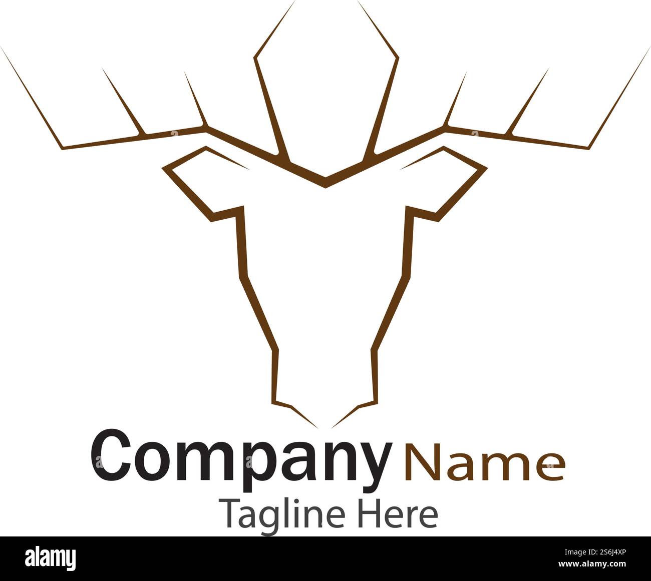 Reindeer head trophy antlers mounted hi-res stock photography and ...
