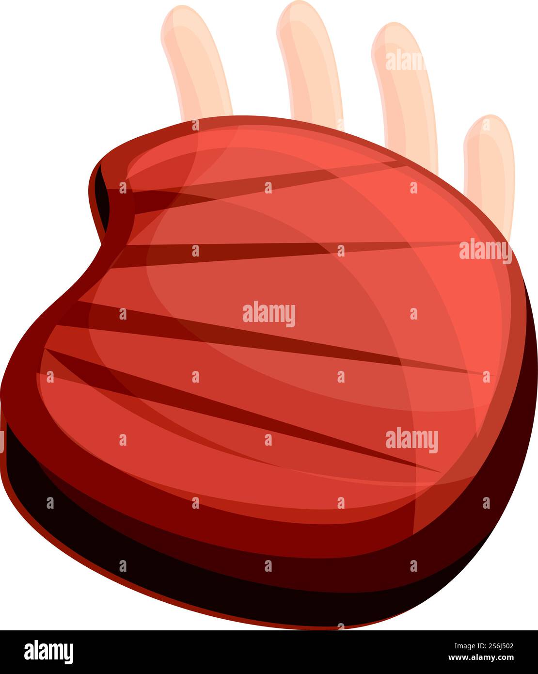 Beef steak icon. Cartoon and flat of Beef steak vector icon for web ...