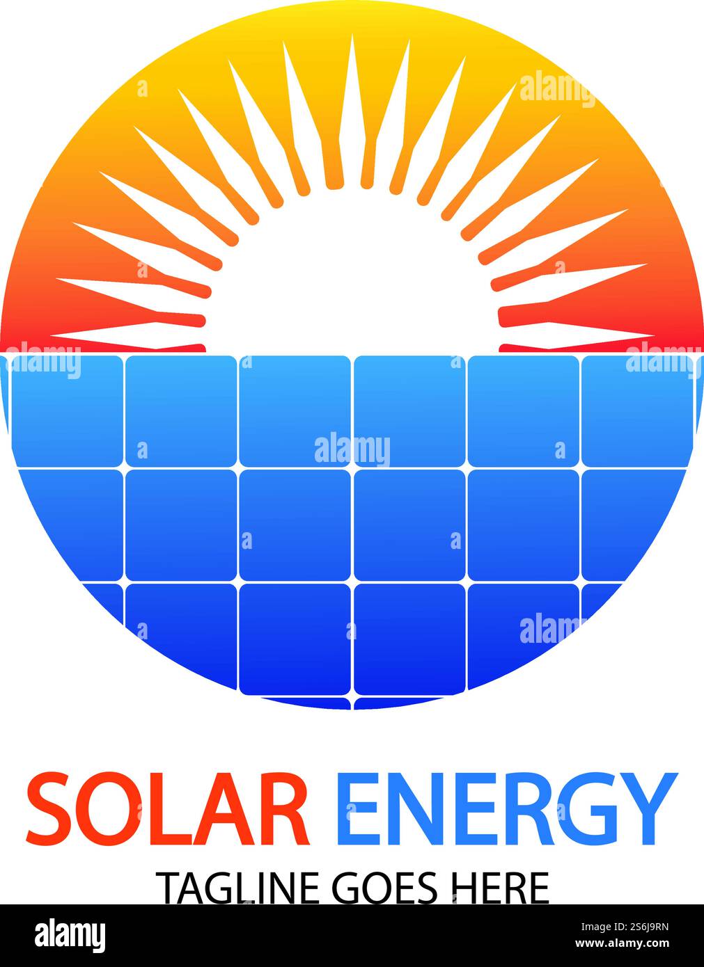 Sun solar energy logo design template. solar tech logo designs Stock ...