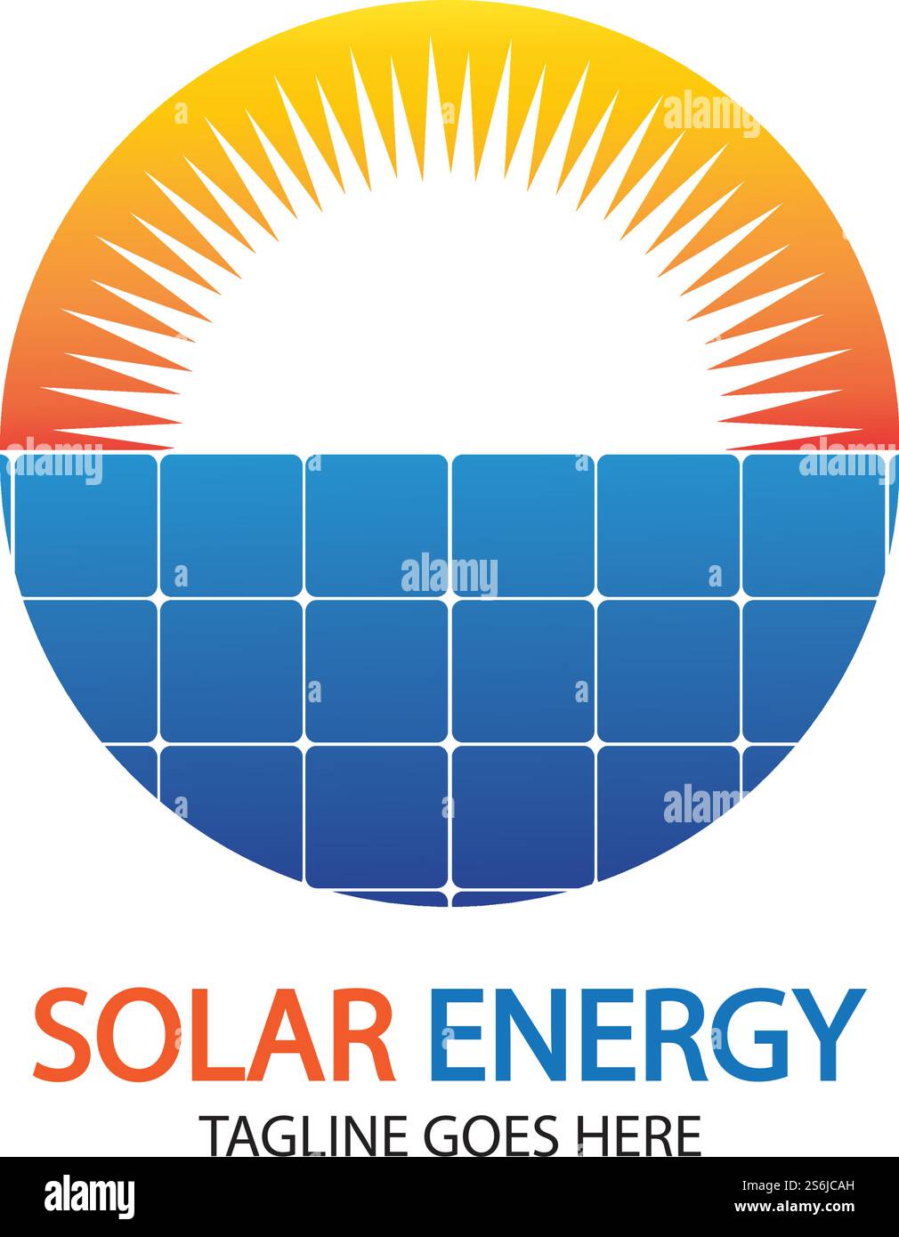 Sun solar energy logo design template. solar tech logo designs Stock ...