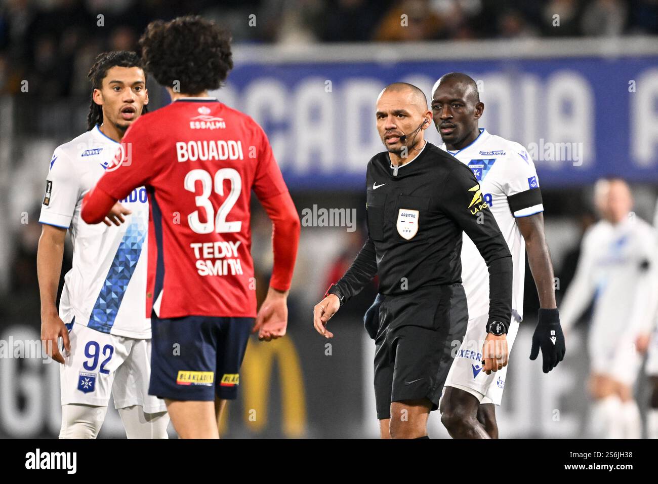 Gael ANGOULA (arbitre) during the Ligue 1 McDonald's match between ...