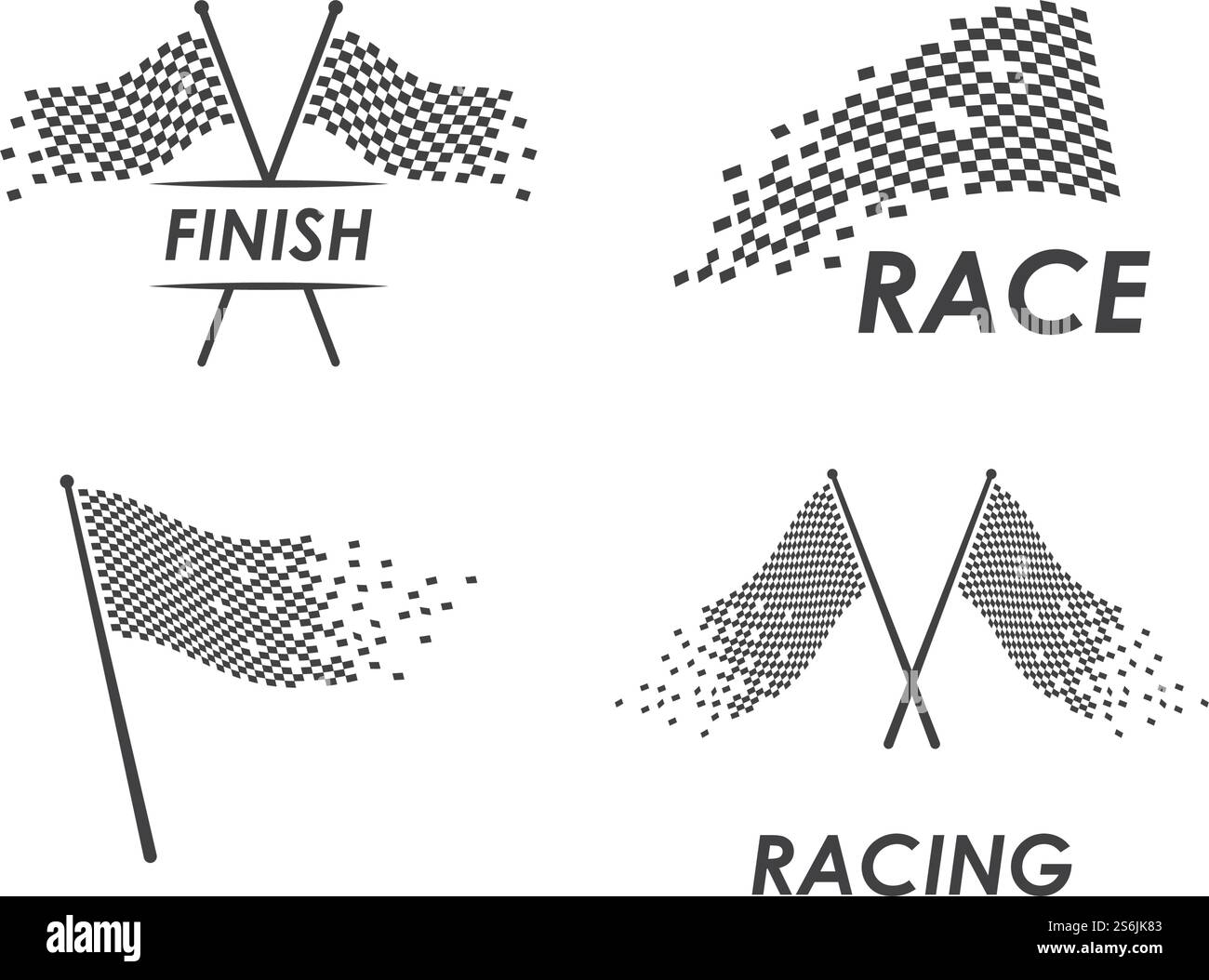 Race flag logo vector template Stock Vector Image & Art - Alamy