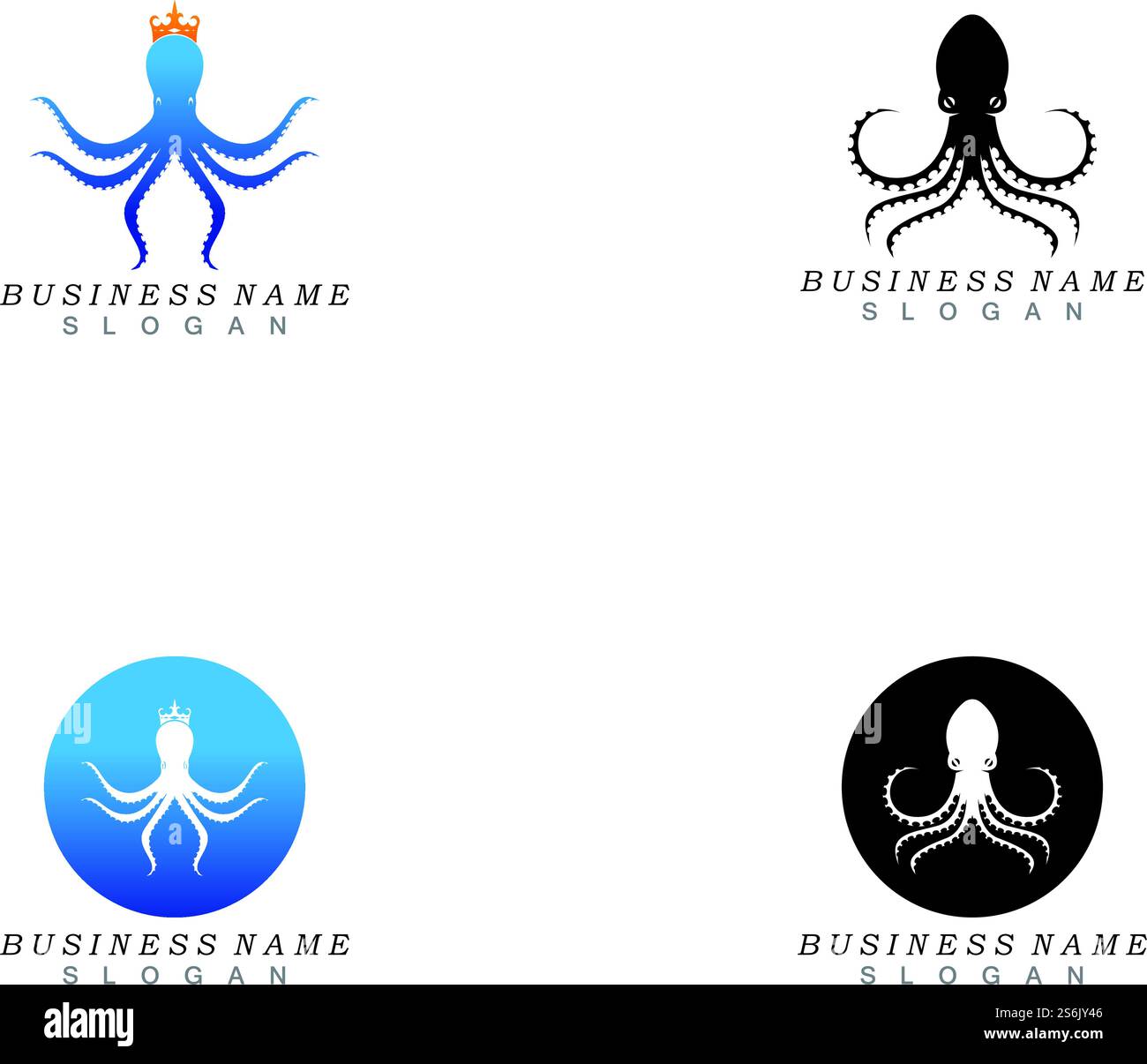 Octopus Silhouette Vector Graphics Stock Vector Image & Art - Alamy