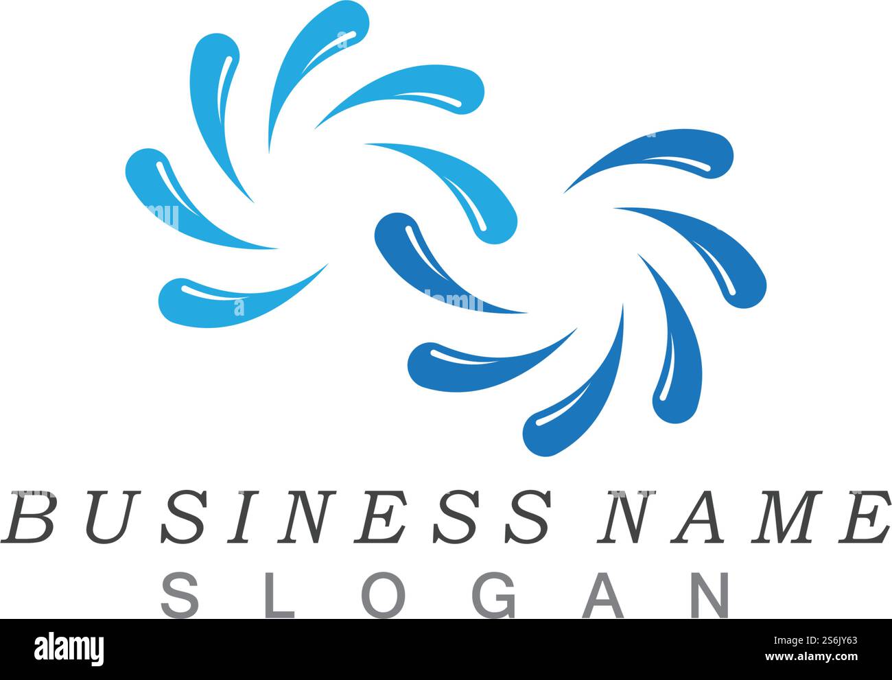 Water wave splash icon logo vector Stock Vector Image & Art - Alamy