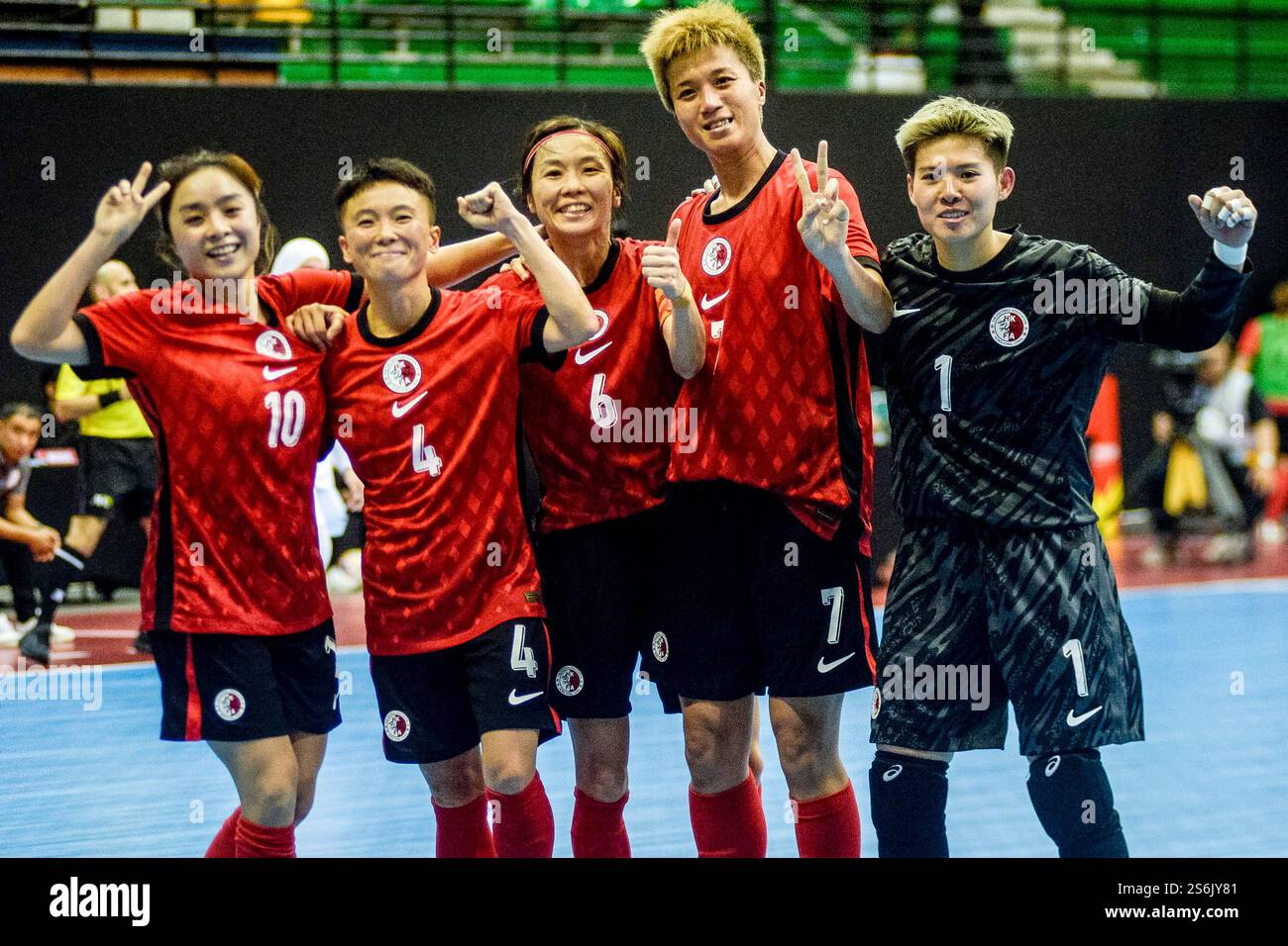 Yogyakarta, Indonesia. 17th Jan, 2025. Players of China's Hong Kong ...
