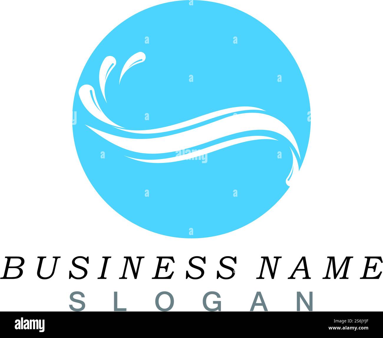 Water wave splash icon logo vector Stock Vector Image & Art - Alamy