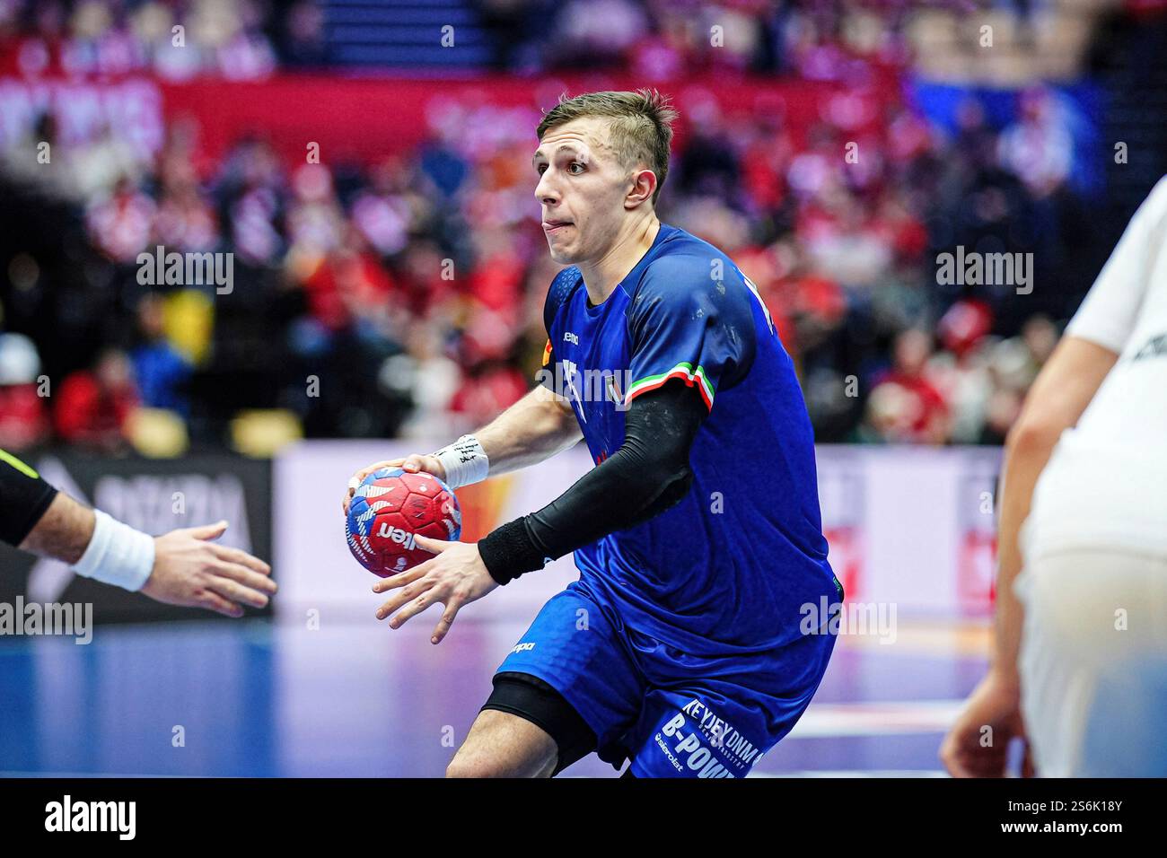 Simone Mengon (Italien, #15) DEN, Italien vs. Algerien, Handball, IHF ...