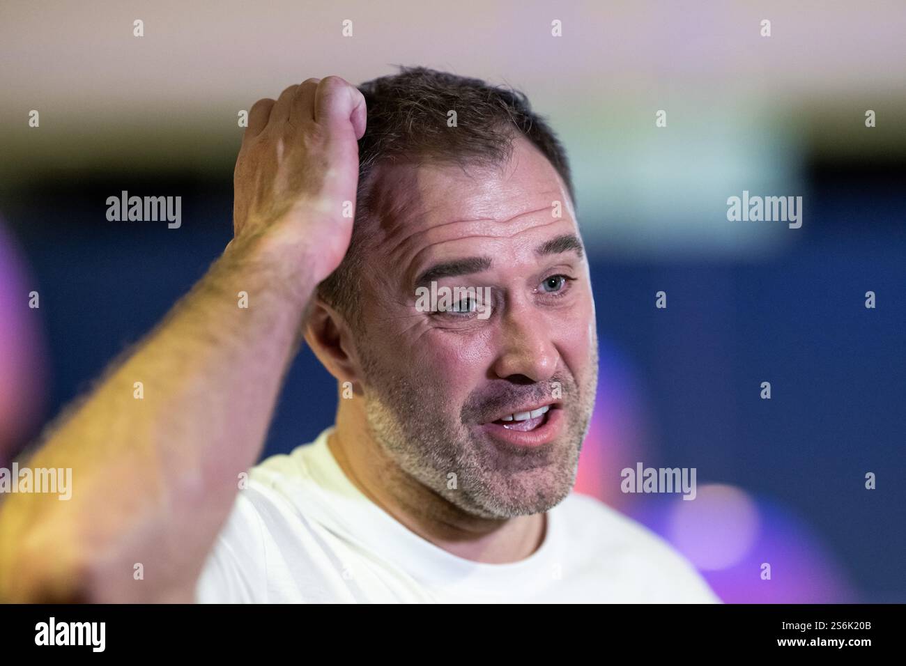 250117 Head coach Michael Apelgren of the Swedish men's national