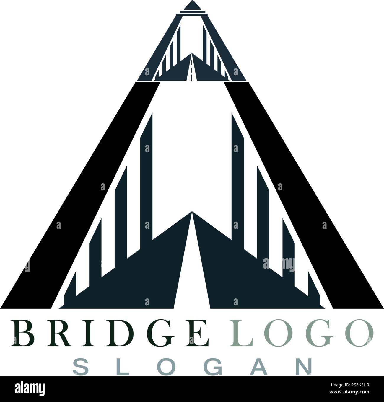 Bridge logo and symbol vector template Stock Vector Image & Art - Alamy