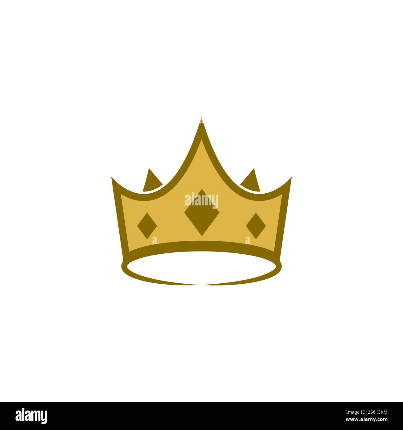 Royal King Queen Crown Elegant Luxury logo design Stock Vector Image ...