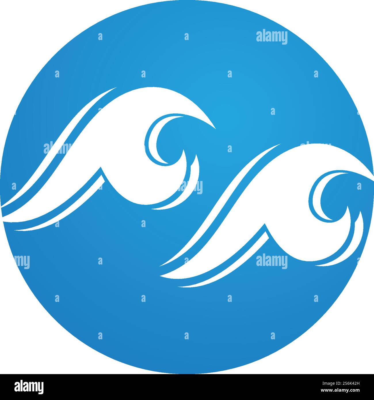Vector - Wave beach logo and symbols vector template icons Stock Vector ...