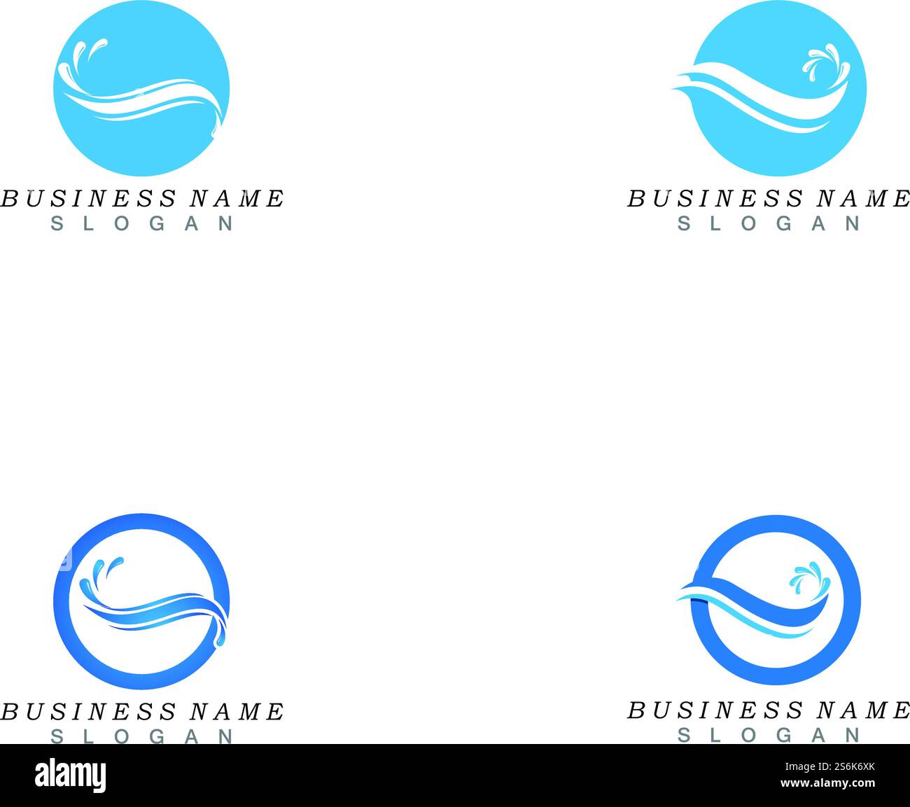 Water wave splash icon logo vector Stock Vector Image & Art - Alamy