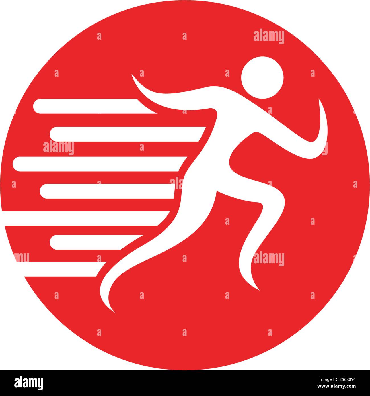 running race logo icon Stock Vector Image & Art - Alamy