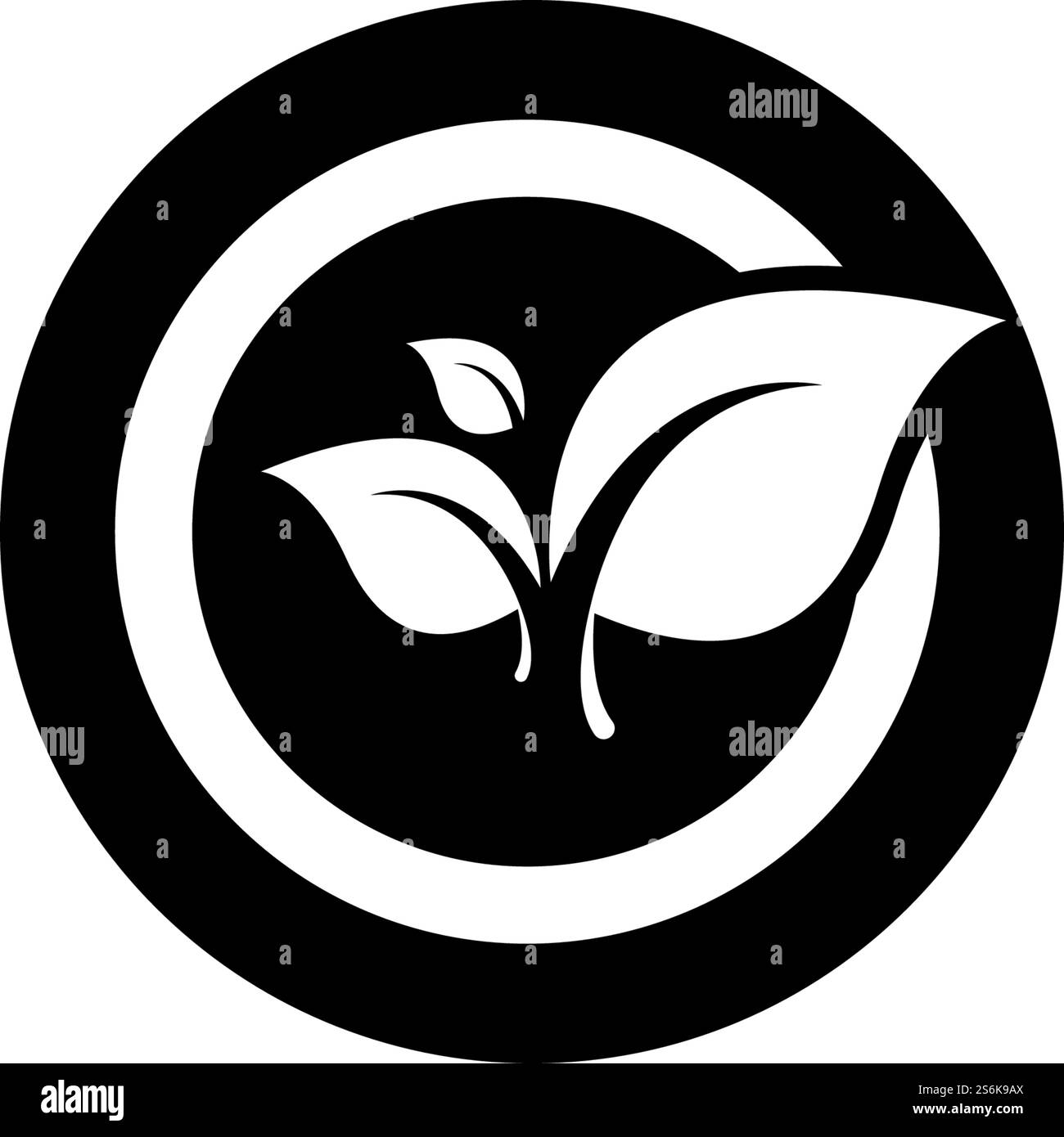 Vector leaves green nature logo and symbol Stock Vector Image & Art - Alamy