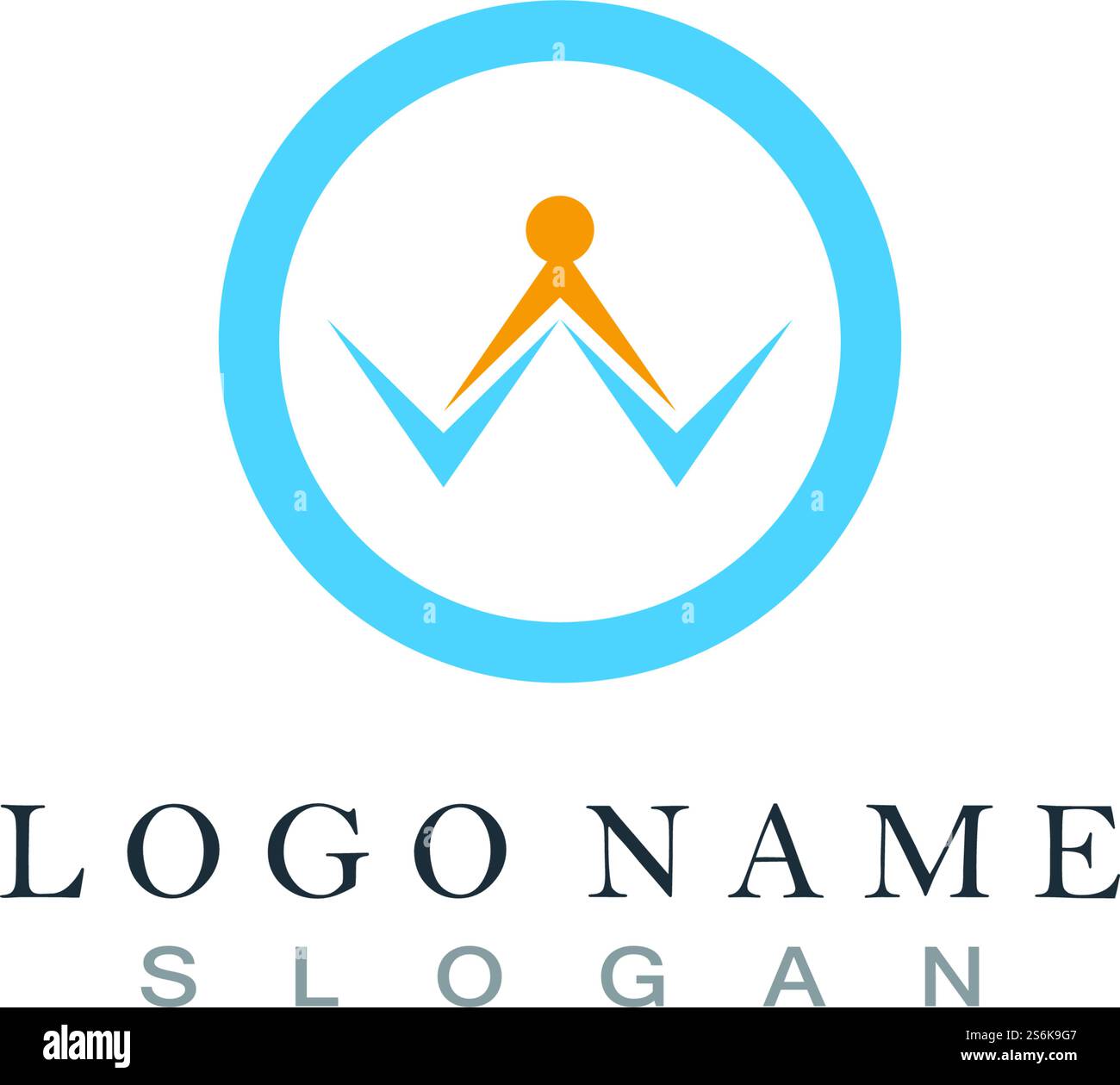 W letter people logo design vector stock vector image art alamy