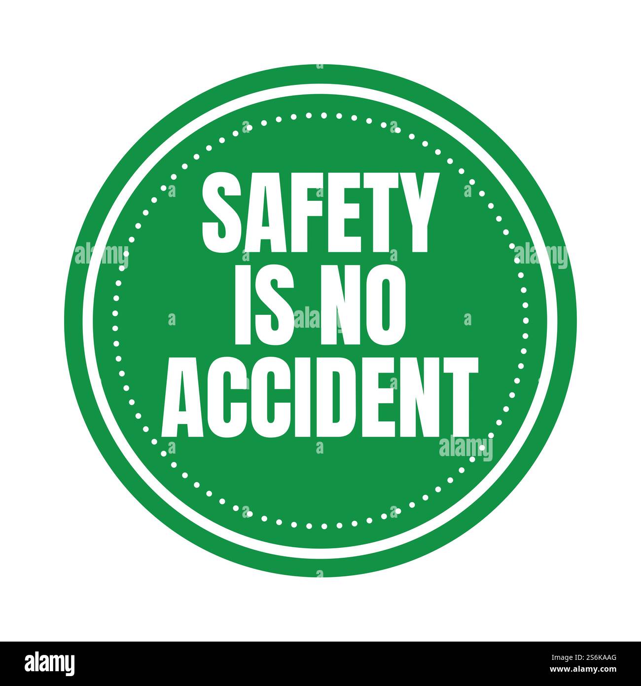 Safety is no accident symbol icon Stock Photo - Alamy
