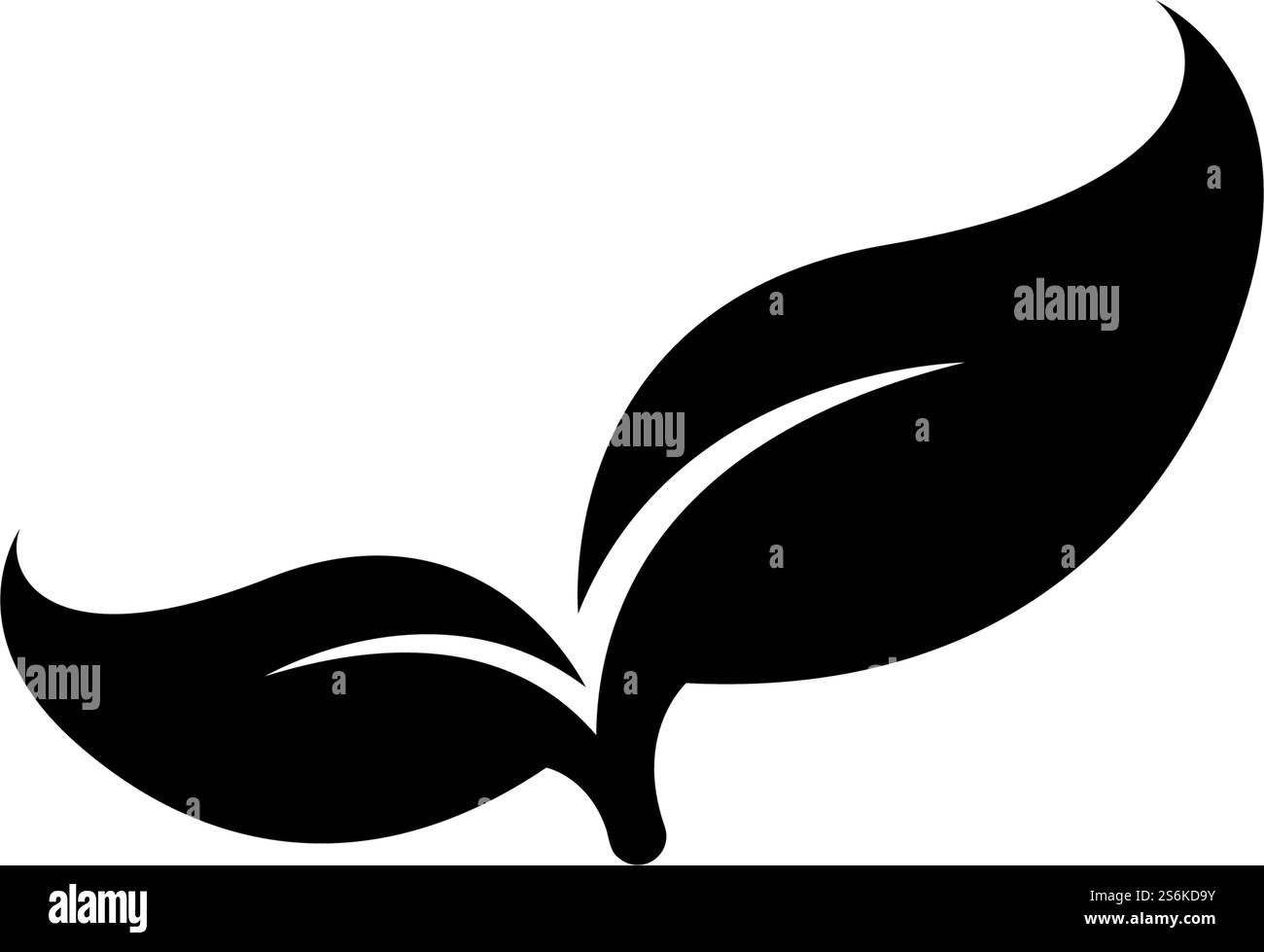 Vector leaves green nature logo and symbol Stock Vector Image & Art - Alamy