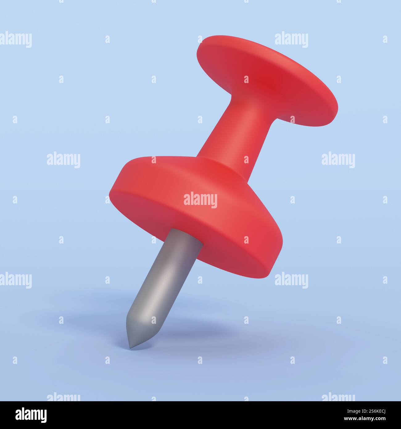 Cartoon red pushpin icon hi-res stock photography and images - Alamy