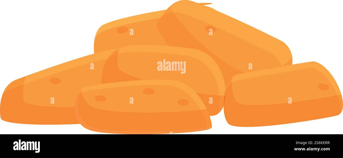 Nuggets icon. Cartoon of Nuggets vector icon for web design isolated on ...