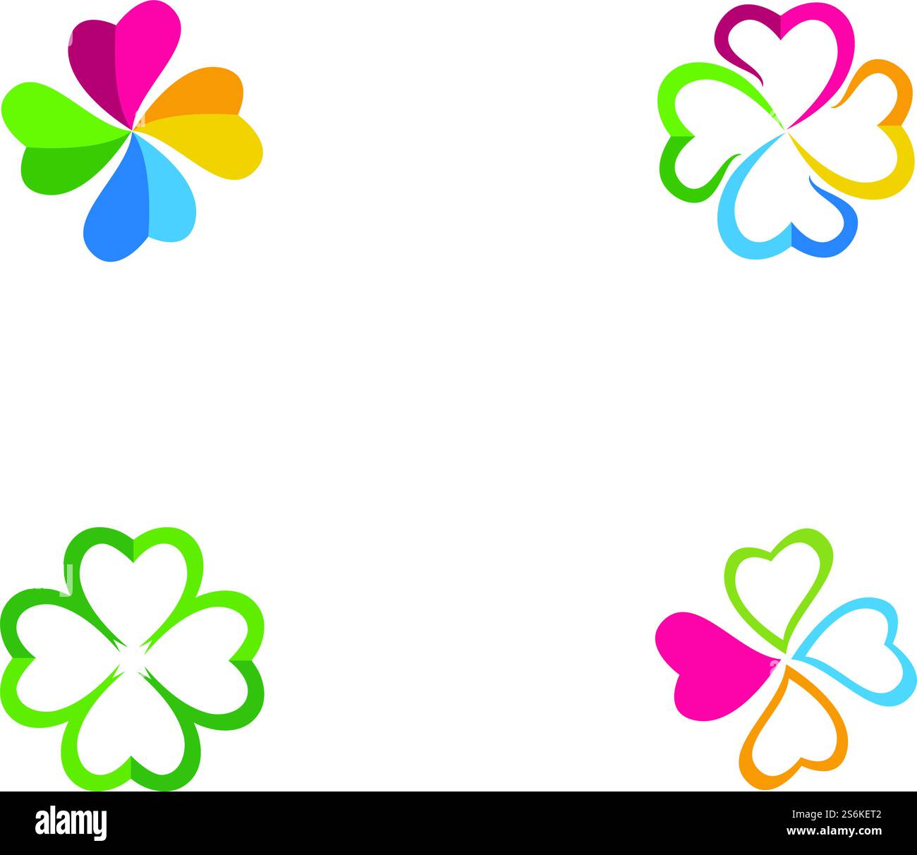 Clover leaf logo icon design template vector Stock Vector Image & Art ...