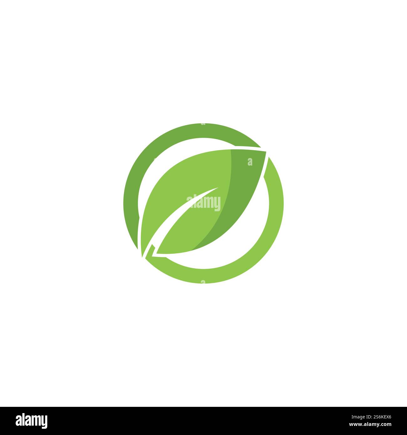 Eco icon green leaf vector illustration Stock Vector Image & Art - Alamy