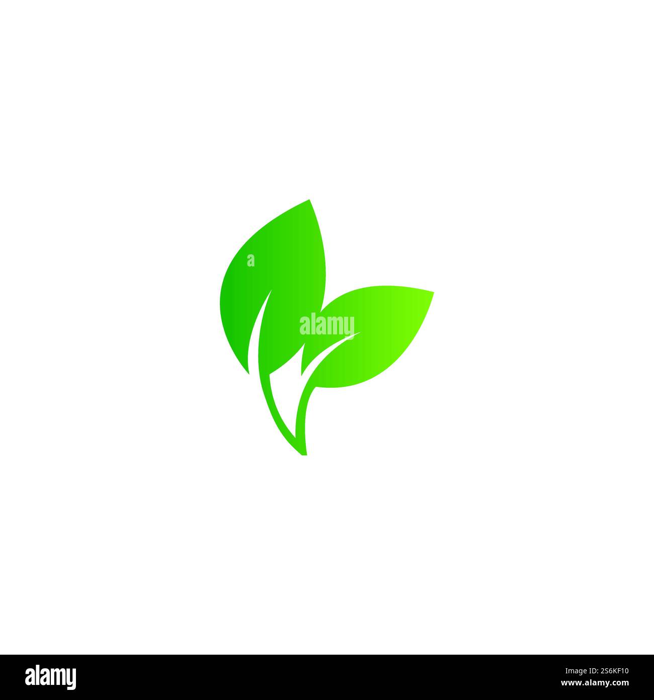 Eco icon green leaf vector illustration Stock Vector Image & Art - Alamy