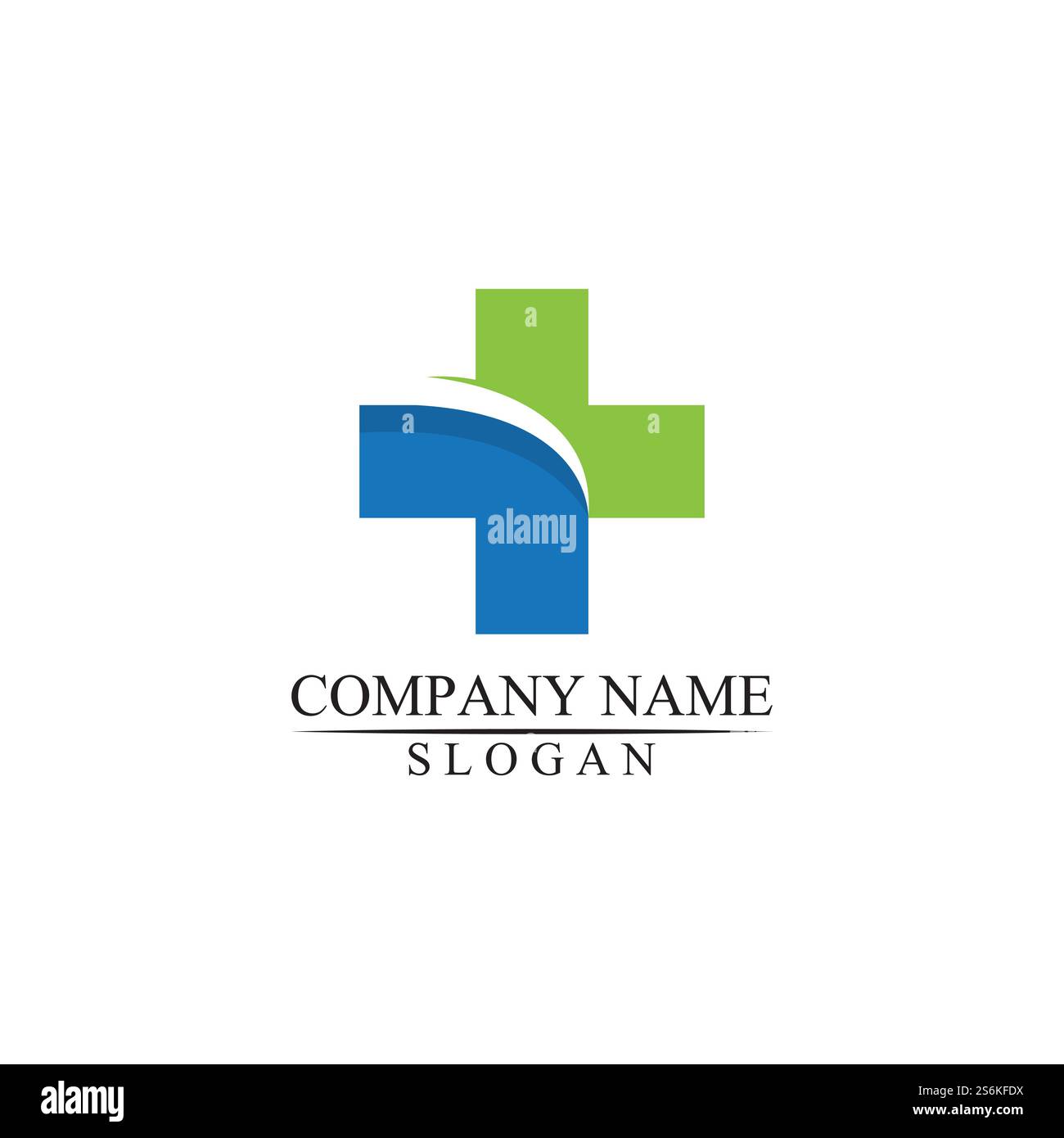 Medical Cross and Health Pharmacy Logo Design Template Stock Vector ...
