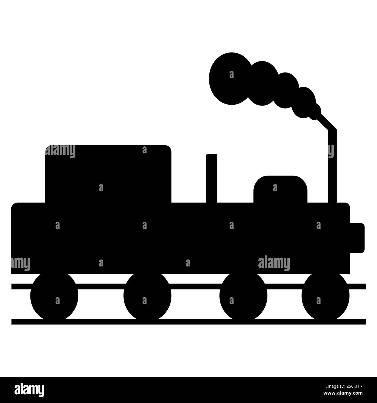 Caution Beware Of Trains Symbol Sign Isolate On White Background Stock ...