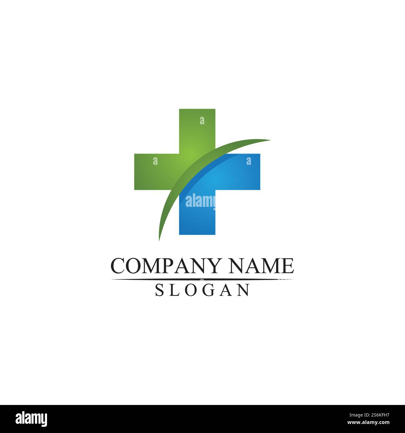 Medical Cross and Health Pharmacy Logo Design Template Stock Vector ...