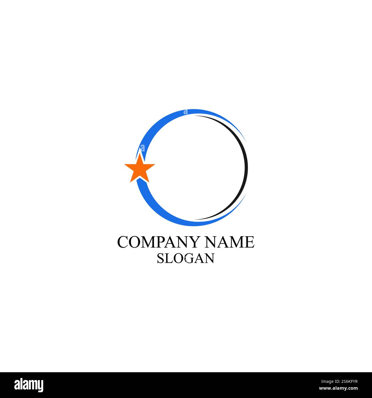 circle and star logo vector illustration template design Stock Vector ...
