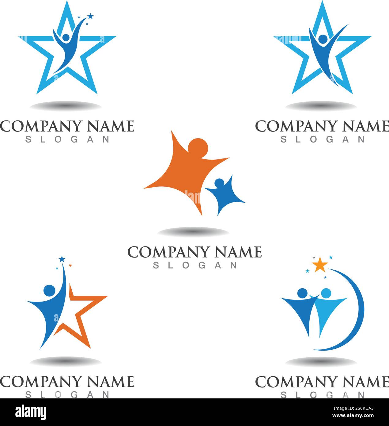 Star people logo vector icon template Stock Vector Image & Art - Alamy
