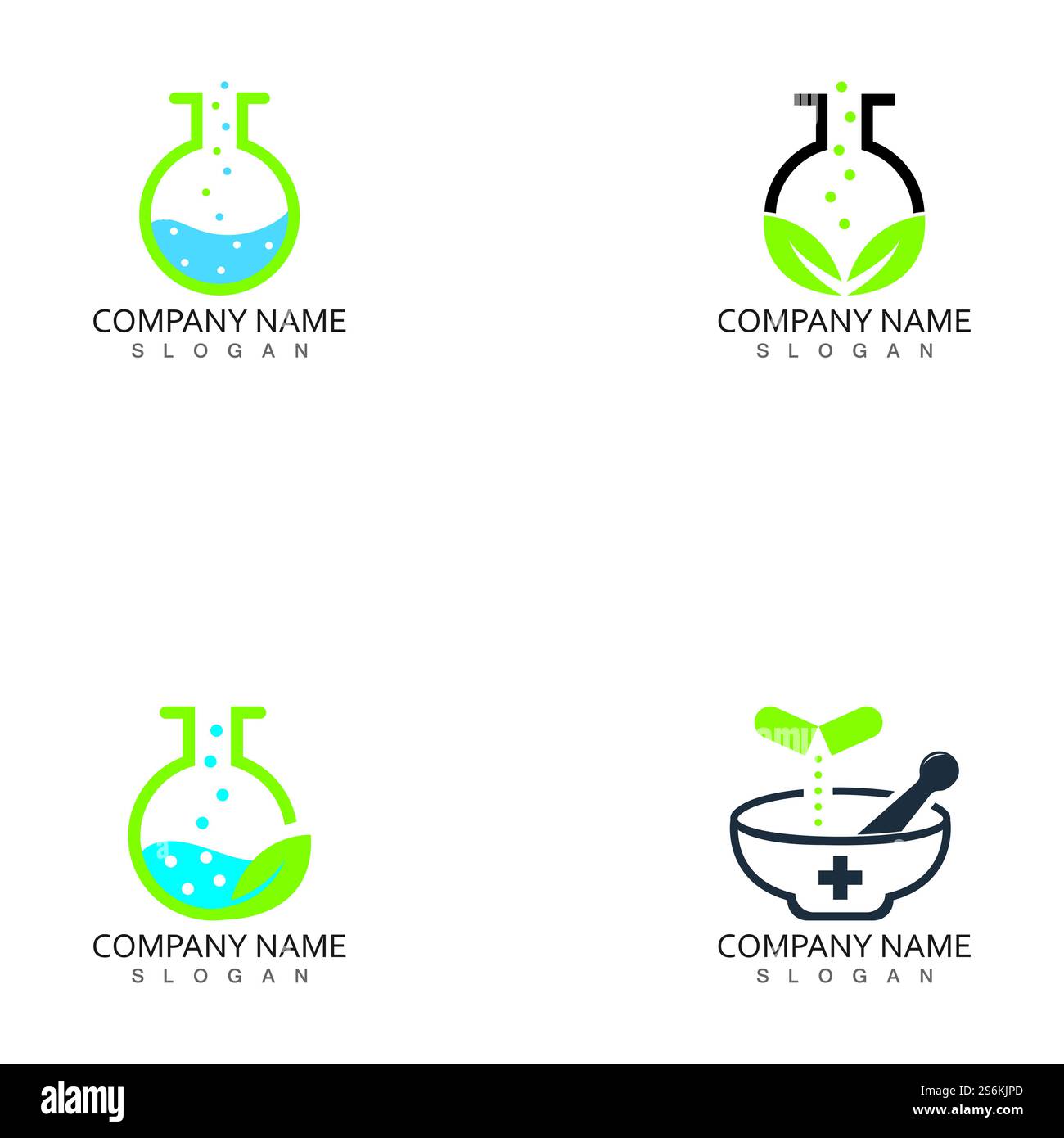 Health Medical Lab Logo template vector illustration Stock Vector Image ...
