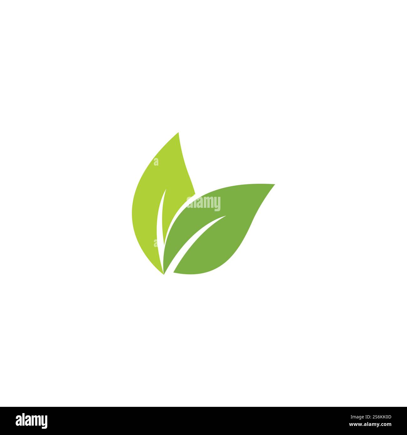 Eco icon green leaf vector illustration Stock Vector Image & Art - Alamy