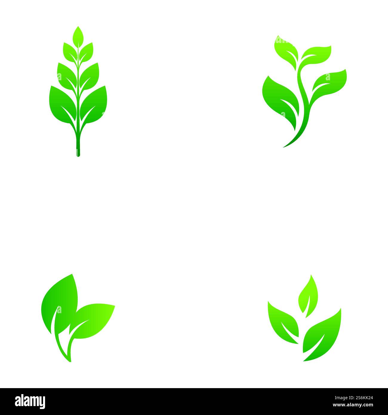 Eco icon green leaf vector illustration Stock Vector Image & Art - Alamy
