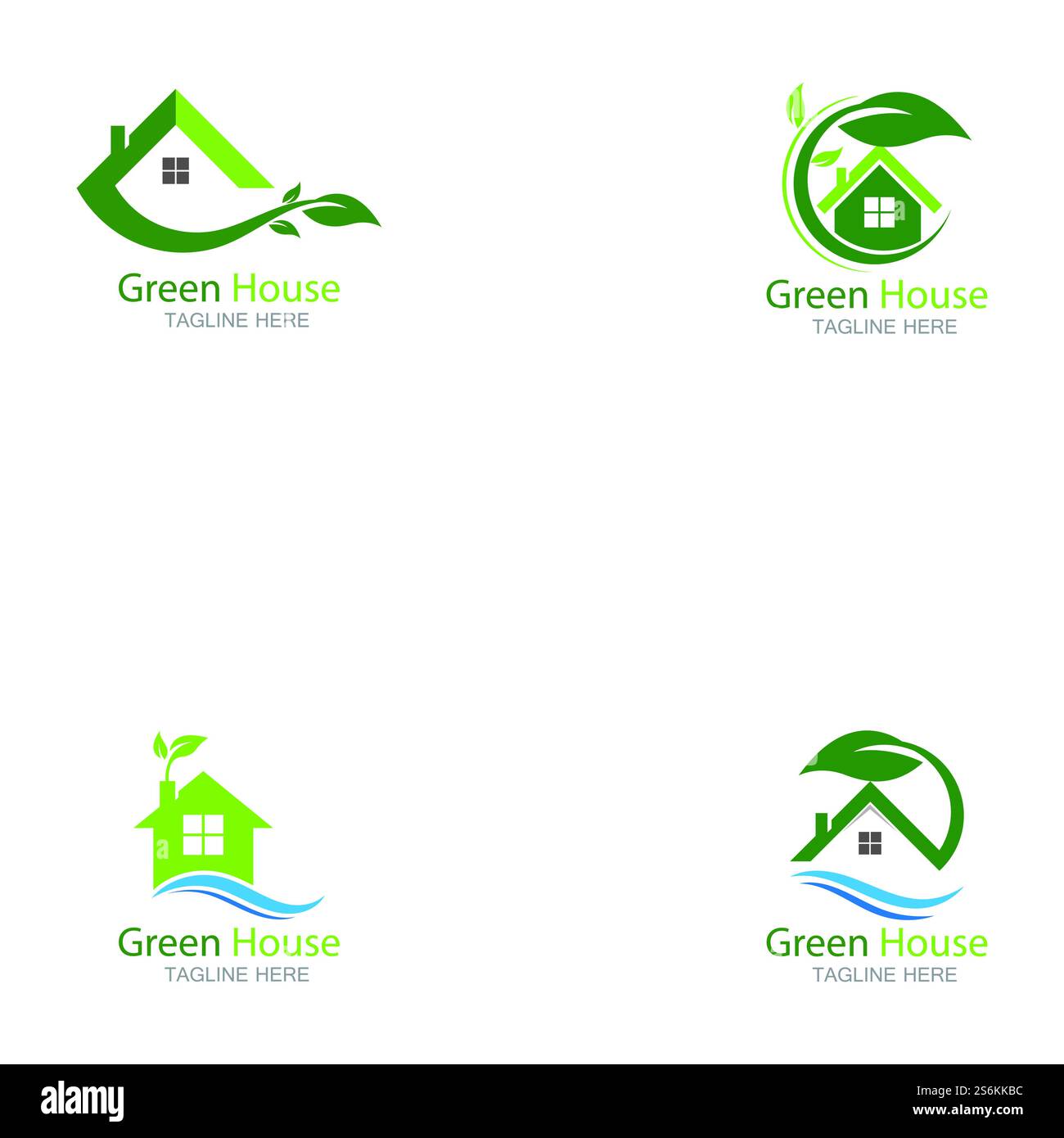Green House logo vector template Stock Vector Image & Art - Alamy