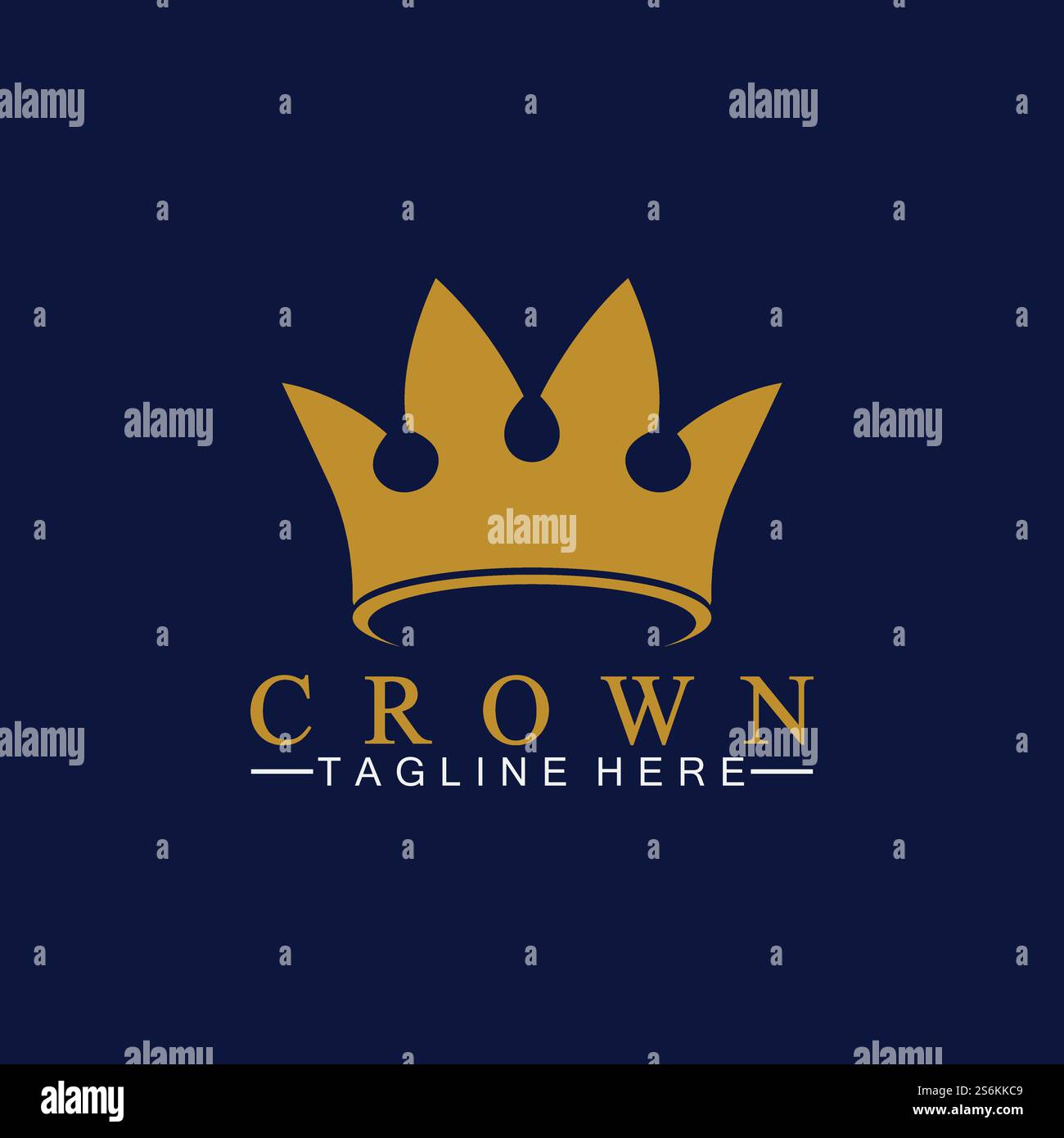 Crown Logo Template vector illustration Stock Vector Image & Art - Alamy
