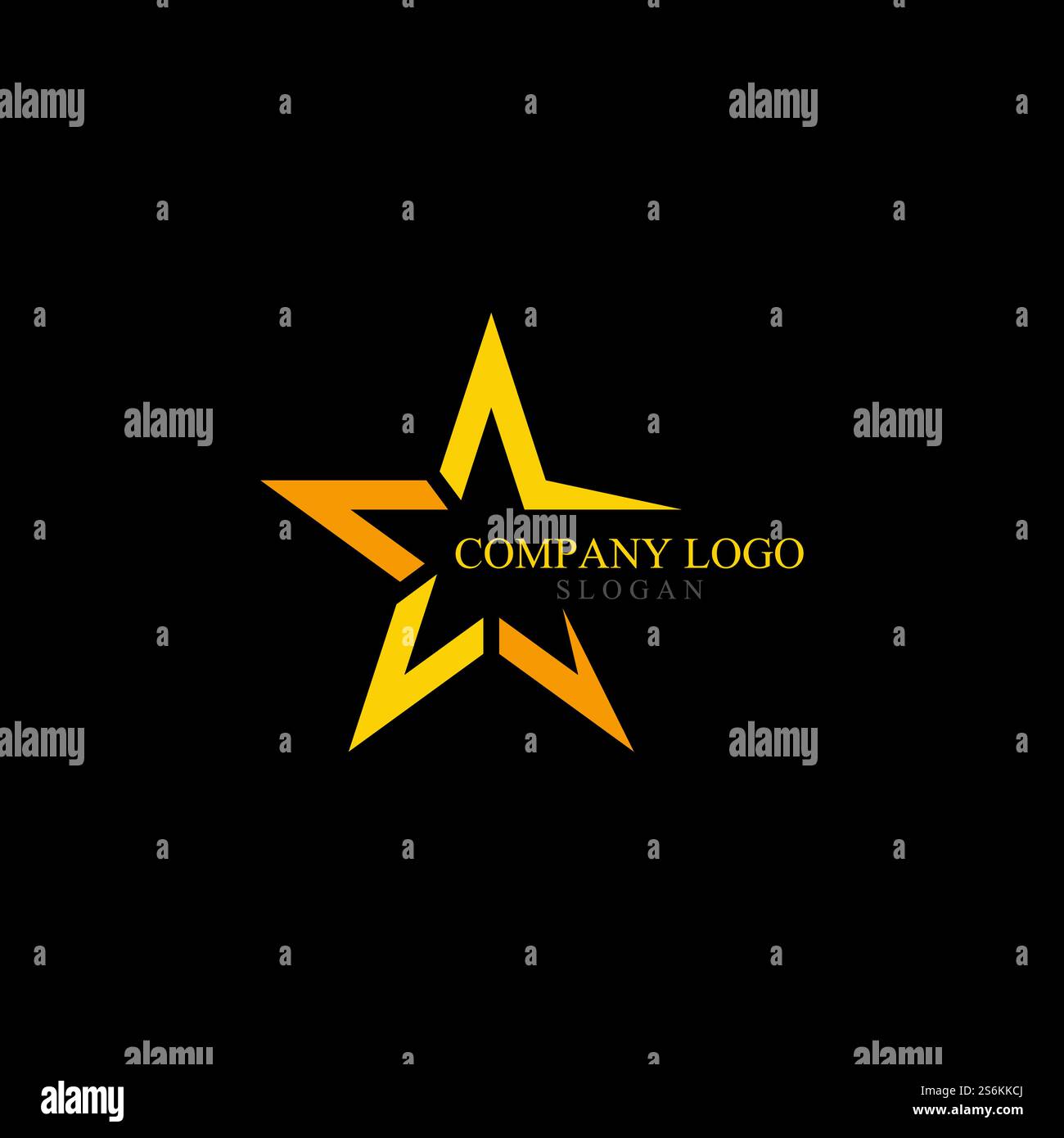Gold Star Logo and Symbol Vector Stock Vector Image & Art - Alamy