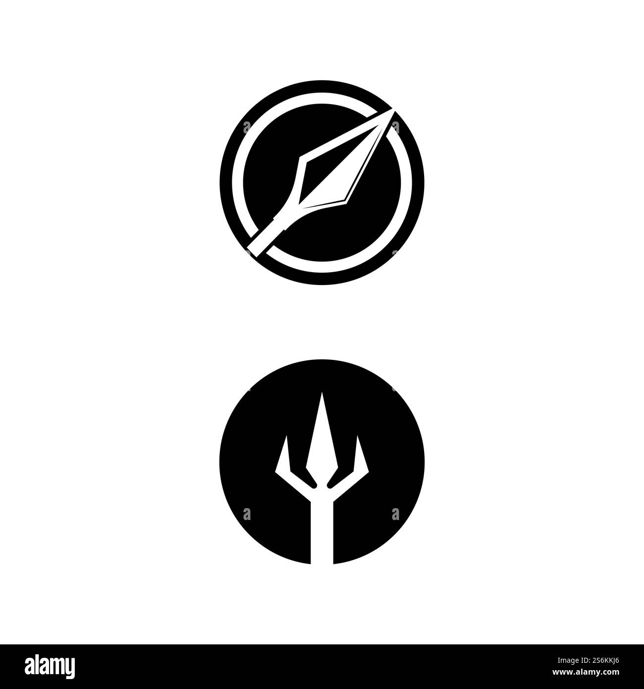 Arrowhead logo Black and White Stock Photos & Images - Alamy