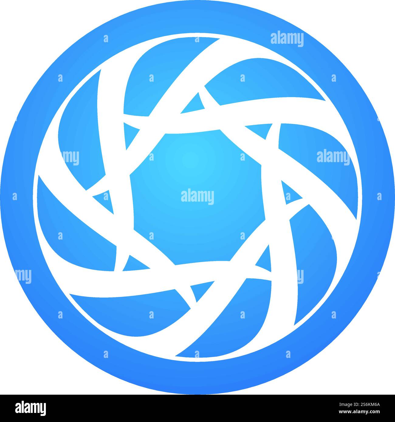 Wave circle logos design template Stock Vector Image & Art - Alamy