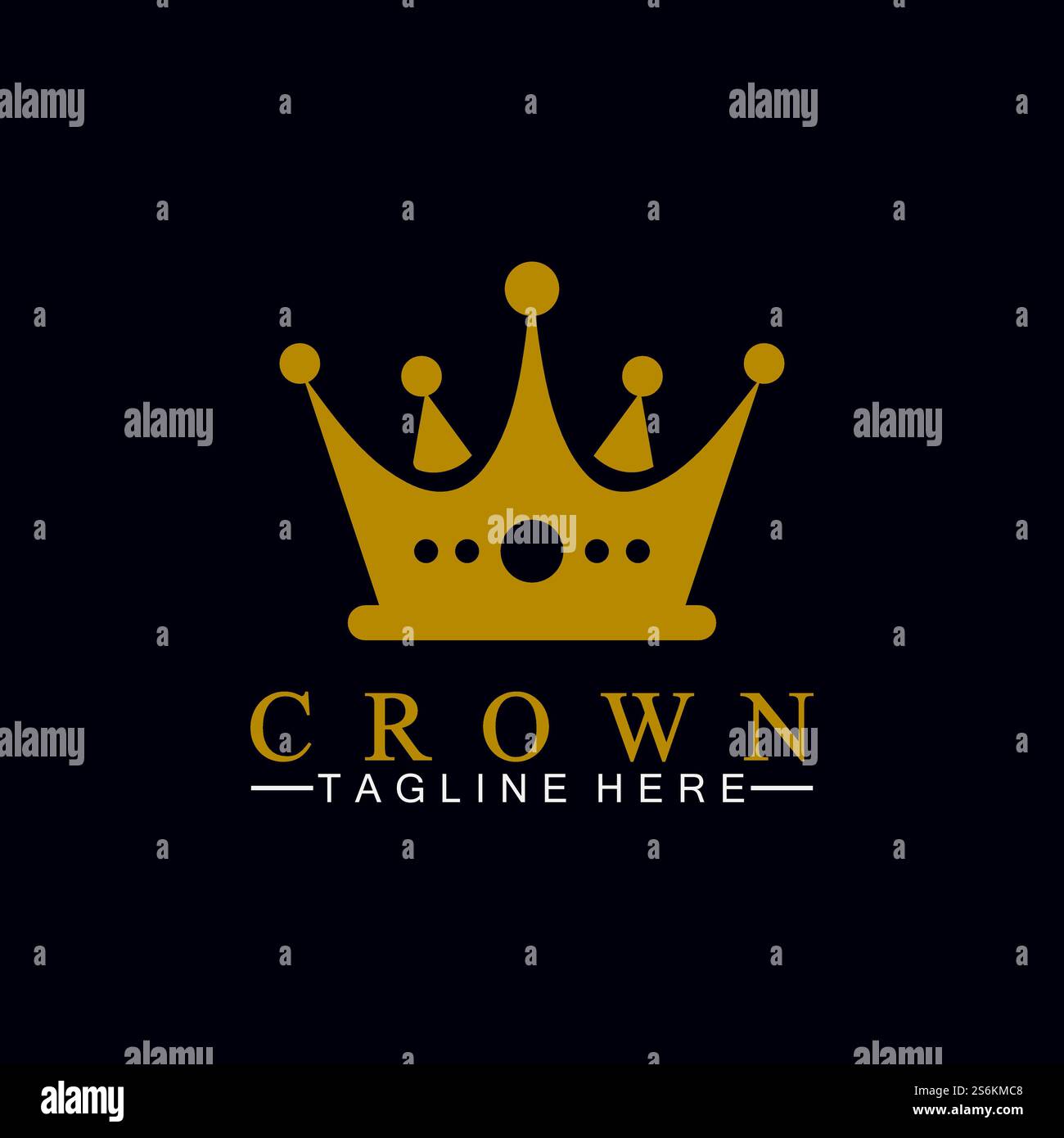 Crown Logo Template vector illustration Stock Vector Image & Art - Alamy