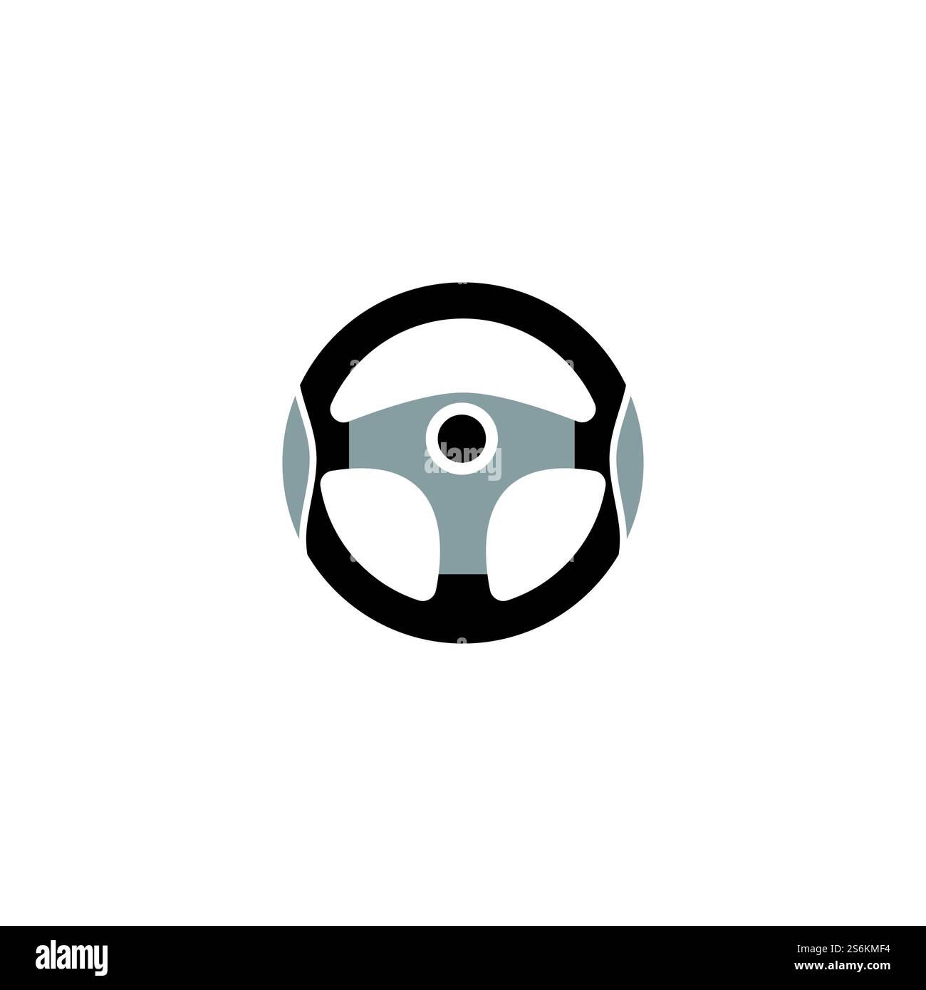 Steering Wheel vector image logo Stock Vector Image & Art - Alamy