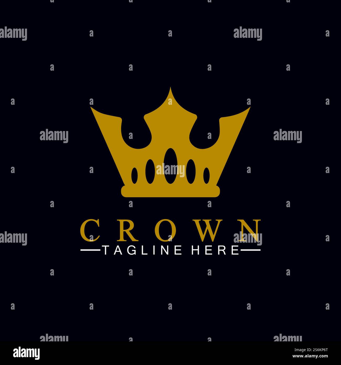 Crown Logo Template vector illustration Stock Vector Image & Art - Alamy