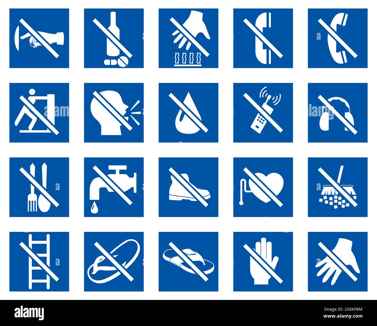 Prohibition sign on white background Stock Vector Image & Art - Alamy